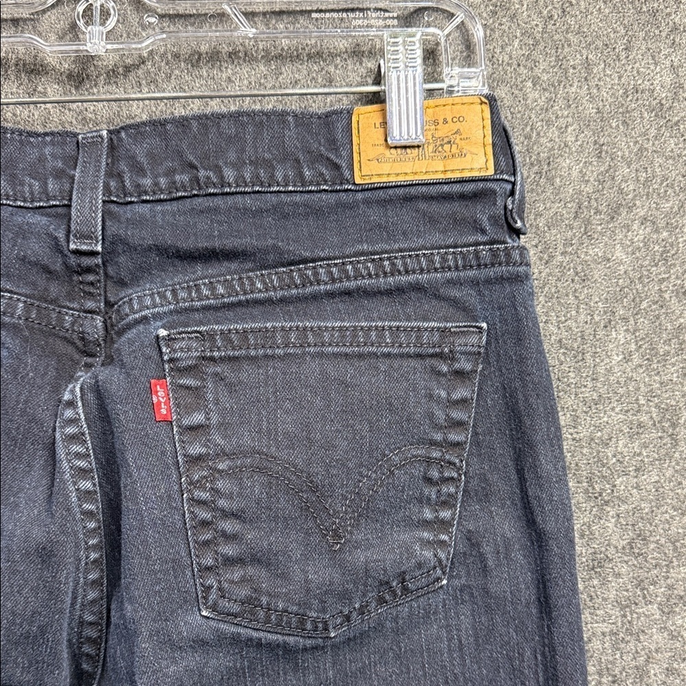 Levi's Dark Blue Flare Women's Jeans - Picture 4 of 7